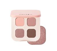 Judydoll - Silky 4-Color Eyeshadow Palette - 4 Types #01 Woody Mauve