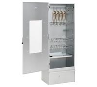 JUDYY Forno Affumicatore Trucioli Legno 44,5x29x110cm in Acciaio Inox,Cucina e Pranzo,Elettrodomestici,Barbecues-364743