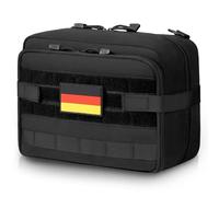 Jueachy Borsa tattica Molle Admin Bag Utility Tool Pouch Attacco EDC Grandi Tasche Molle Accessori Marsupio Uomo Tattica Militare Borsello per Campeggio Piccolo Strumento All'Aperto