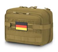 Jueachy Borsa tattica Molle Admin Bag Utility Tool Pouch Attacco EDC Grandi Tasche Molle Accessori Marsupio Uomo Tattica Militare Borsello per Campeggio Piccolo Strumento All'Aperto