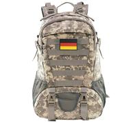 Jueachy Zaino Tattico Militare Molle Impermeabile 30L Multifunzione per Trekking, Escursionismo, Viaggio, Campeggio, Alpinismo, Scuola, Pesca o Uso Quotidiano