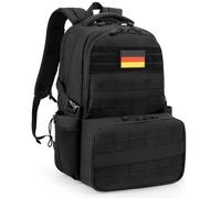 Jueachy Zaino termico da uomo con contenitore per il pranzo da 6 litri: zaino da 40 l, con scomparto per computer portatile, borsa da lavoro con borsa termica per il pranzo, zaino per scuola, picnic
