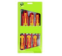 Juego 6 destornilladores 1000V 4 planas, 2PH caja cartón