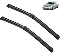 Juego Completo de 2 Escobillas Limpiaparabrisas Delanteras Compatible con Mercedes Benz CLS-Class W219 (2004-2010), 26"+26", Reemplazo Original, Limpieza Eficaz,Left Wheel Driver-Large