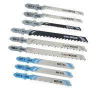 Juego de 10 hojas para cortes en madera y metal en estuche tipo Cassette - Unid: 10