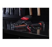 Juego de 10 llaves combinadas métricas - KS TOOLS - 922.0050 - Con soporte - 8 a 19 mm - Ángulo de horquilla y ojo inclinado a 15°