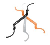 Juego de 3 llaves de bloqueo para conductos, kit de llaves magnéticas resistentes al óxido para contratuercas, diseño delgado para espacios estrechos, con marcas de tamaño