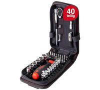 WIHA 44684 - Set di chiavi a bussola, borsa funzionale, 1/4'', set di inserti,