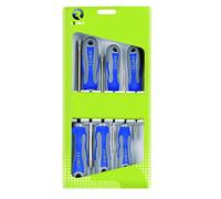 Juego de 6 destornilladores 2 planas, 2 rectas, 2PH en caja cart?n