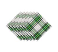 JUEGO DE 6 SERVILLETAS A CUADROS DE SAN PATRICIO