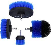 Juego de accesorios de cepillo para taladradoras, 4 pzs