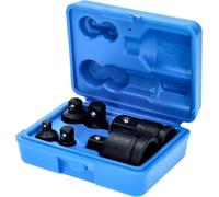 Juego de adaptadores de impacto, 6 pzs, 1/4" + 3/8" + 1/2" + 3/4"