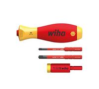 Wiha Set di coppie easyTorque adattatore electric con supporto slimVario® e slimBits SL/PZ 4pz. in blister 29701 200 S4 Quantità:1