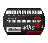 WIHA 42135 - Kit di inserti BitBuddy, 8 pezzi, esagonali, 29 mm, inserti TY