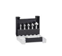 Juego de bits de avellanador cónico, combinado 79186 B5 BOX 5-TLG; Kegelsenker-Set
