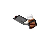 Juego de botadores cilíndricos Ø 3-10 mm + caja metálica, 6 piezas