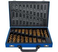 Juego de brocas espirales | HSS | nitrurado de titanio | 1-10 mm | 170 piezas