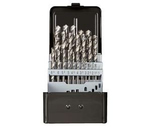 Juego de brocas helicoidales Ø 1-13 mm 0,5 mm incremento 25 piezas