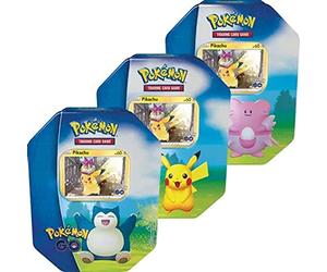 JUEGO DE CARTAS SOBRE INDIVIDUAL POKEMON TCG GO V GIFT TIN PIKACHU