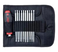 Juego de destornilladores con varillas intercambiables SYSTEM 6 281 T11 SYSTEM 6 SET 11-tlg; SF-telescopic, Rolltasche