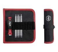 Wiha Set di cacciaviti con lame intercambiabili SYSTEM 6 misto Esagono incassato 6, scanalatura 4, PH1, PZ1, T10 T20, 6pz. Quantità:1