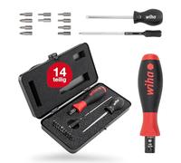 Wiha Set di giraviti dinamometrici TorqueVario®-S misti, 13pz., con limite di coppia a regolazione variabile,, in scatola, 0,8-5,0 Nm Quantità:1