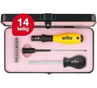 WIHA 43898 - Set di cacciaviti dinamometrici TorqueVario-S, misti, 14 pezzi