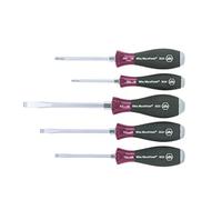 Wiha Set di cacciaviti MicroFinish® a intaglio, Phillips con lama esagonale continua e cappuccio in acciaio massiccio 5pz. Quantità:1