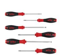 Juego de destornilladores SoftFinish® 302 HK6 01 SATZ 6-tlg; Schlitz/PH/PZ