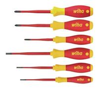 WIHA 38362 - Set di cacciaviti SoftFinish® elettrici slimFix, 6 pezzi