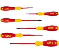 WIHA 36558 - Schraubendreher Set SoftFinish® electric slimFix , TX, 6-teilig
