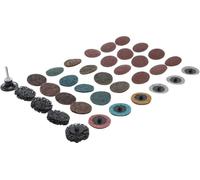 Juego de discos abrasivos/platos de lijadora | Ø 50 mm | 35 piezas - NUOVO
