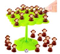 Juego De Equilibrio Del Mono | Juguetes Interactivos Apilables | Juego Para Entrenar La Concentración | Para Niños, Niñas, Preescolares, Jardín De Infancia, En Casa, Cumpleaños, Guarderías Y N