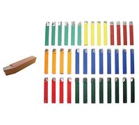 Juego de herramientas de torno HSS | 38 piezas