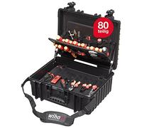 WIHA 40523 - Set di utensili da elettricista in valigetta, 80 pezzi