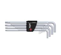 WIHA 36453 - Set di chiavi a brugola in supporto Compact, testa a sfera esago