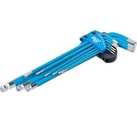 BGS Set di chiavi ad angolo, extra lunghe, ad esagono incassato, in pollici, 9pz. Quantità:1