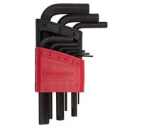 Juego de llaves Allen, hexagonales, 1,5-10 mm, 9 piezas