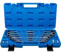 Juego de llaves articuladas dobles con carraca | 8-19 mm | 10 piezas