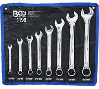 Juego de llaves combinadas | medidas en pulgadas | 1/8" - 9/16" Withworth | 8 pi