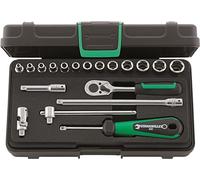 STAHLWILLE - Set di chiavi a bussola con attacco quadro da 1/4 pollice 19 pezzi, Modello: 6 6