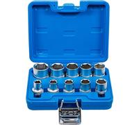 BGS Set di inserti per chiavi a bussola esagonali, azionamento quadro interno 12,5mm, in pollici, 10pz. Quantità:1