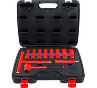 Juego de llaves de vaso VDE | entrada 12,5 mm (1/2") | 10-24 mm | 11 piezas