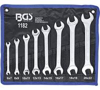 BGS Set di chiavi a forchetta doppia, apertura 6x7 - 20x22mm, 8pz. Quantità:1