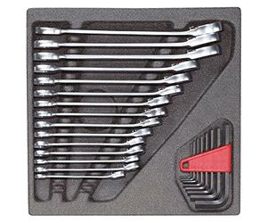 Juego de llaves para tornillos 4/6 módulo CT, 23 piezas