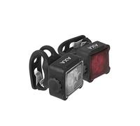 AXA Niteline 44 Kit Luci Anteriore e Posteriore a LED (Batterie CR2032 Incluse)