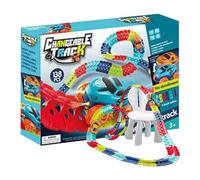 Juego De Pistas De Coche Para Niños - Vehículo Educativo Iluminado, Juguetes Para Vehículos Pequeños, Para Sala Estar, Dormitorio, Actividad Familiar, Fiesta, Jardín Infancia, Preescolar, Escuela