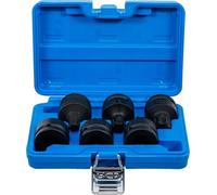 Juego de puntas de vaso de impacto | entrada 20 mm (3/4") | perfil en T (para Torx) T55 - T100 | 6 piezas