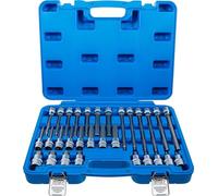 Juego de puntas de vaso | entrada 12,5 mm (1/2") | hexágono interior | 30 piezas