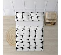 JUEGO DE SÁBANAS 100% ALGODÓN MODELO LAHAN WHITE PARA CAMA DE 180.